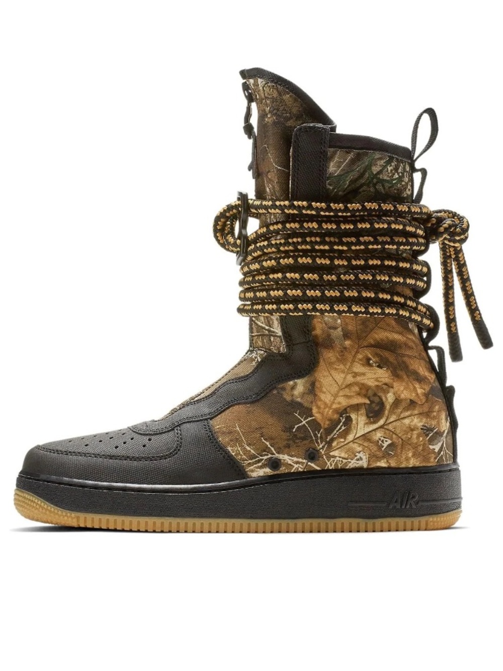 Nike mens xRealtree SF Air Force Hi black Camo Lace-Up Boot size 10 NEW W/O BOX